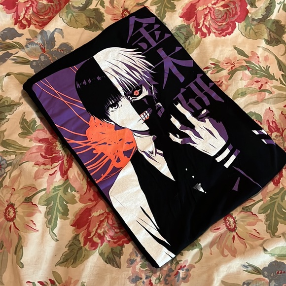 Vintage TOKYO GHOUL Size Large FunImation Graphic Tee Shirt Japan Anime EUC - Picture 2 of 15